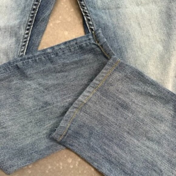 7 For All Mankind Slimmy Coachella Blue Jeans - Size 32 - Picture 5 of 16